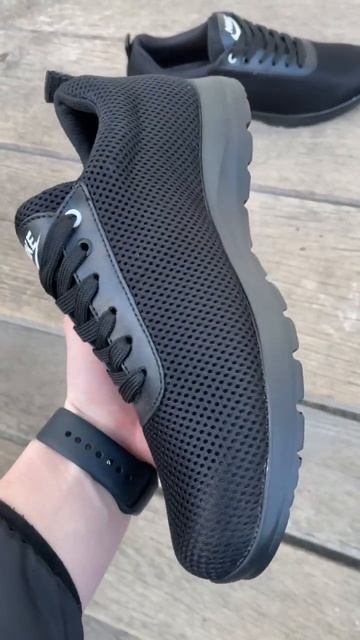 НС9 чор/сет - Літні чоловічі кросівки сітка Nike/Найк чорні повсякденні на літо смотреть онлайн