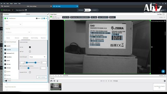 ABIZ PRODUCTS/VS40 Machine Vision Smart Camera (Zebra) смотреть онлайн