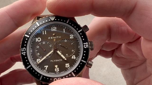 Zenith Pilot Cronometro Tipo CP-2 Flyback 29.2240.405/18.C801 Zenith Watch Review смотреть онлайн