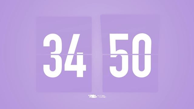 70 Min Countdown Flip Clock Timer / Simple Beeps 🫐 🔔 смотреть онлайн