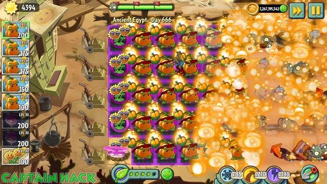 Plants vs Zombies 2 Epic MOD : Pepper Pult 5 Levels of Power UP смотреть онлайн