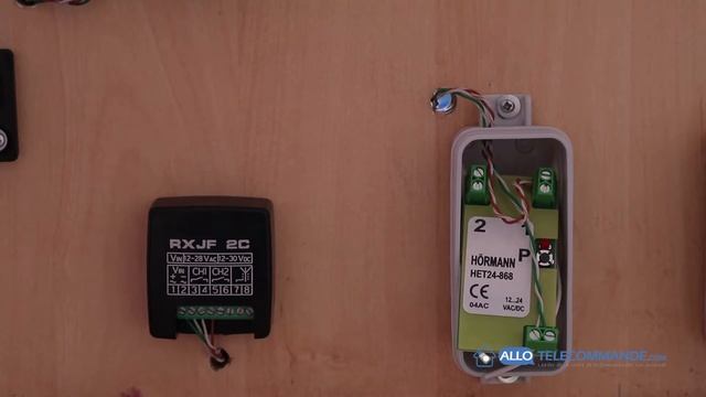 Programmation d'un récepteur HÖRMANN HET 24-868 смотреть онлайн