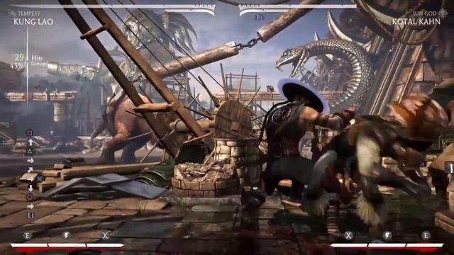 Mortal Kombat X | Kung Lao | Tempest | Combo Video смотреть онлайн