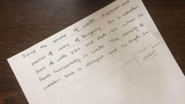 22. Buoyancy and Floatation_problem1_ Ktu fluid mechanics_fm1_CET203-module 2_Class 22 смотреть онлайн