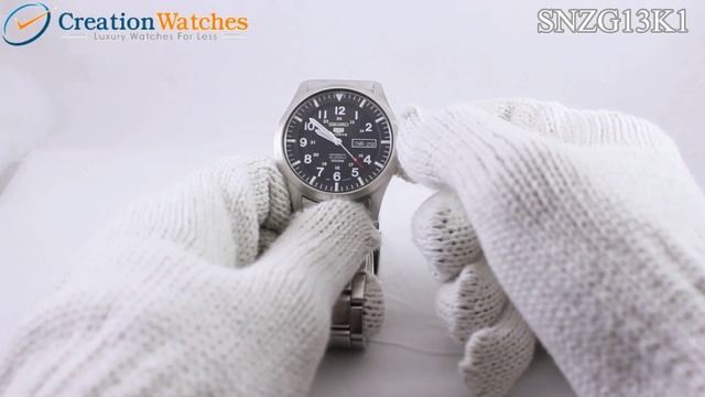 Seiko 5 Sports Automatic SNZG13K1 SNZG13 SNZG13K Men's Watch смотреть онлайн