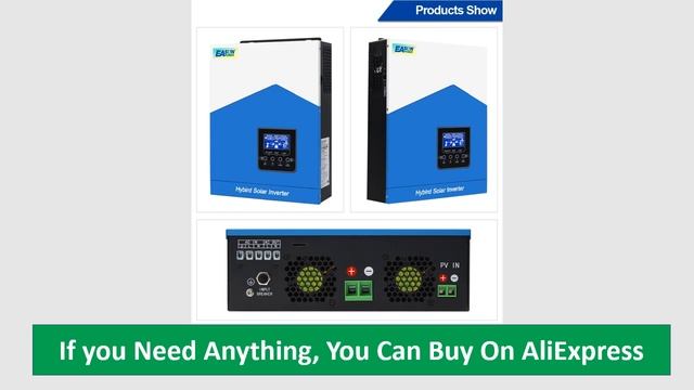 Easun Power Solar Hybrid Inverter смотреть онлайн