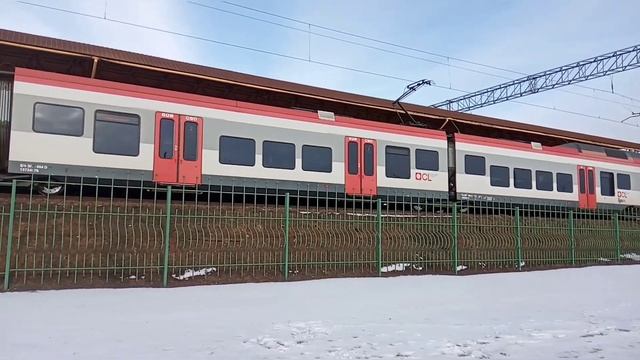 отправка поезда городских линий ЭПг - 004 от О.П. Лебяжий! смотреть онлайн