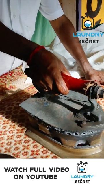 Charcoal iron box preparing for ironing in Tamil | Laundry Service in Tamil | #Shorts смотреть онлайн