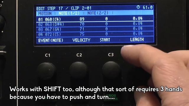 Roland MC-707 edit multiple notes at once смотреть онлайн