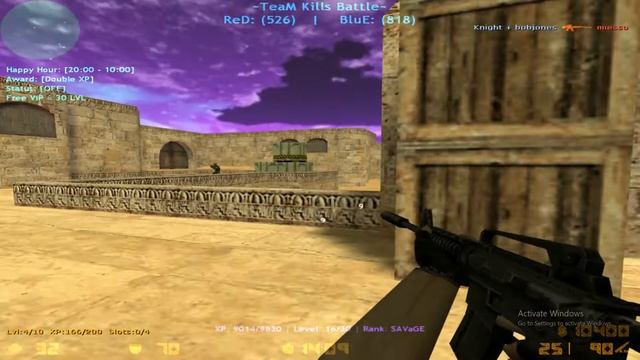 Играем Counter-Strike 1.6 онлайн част 2 смотреть онлайн