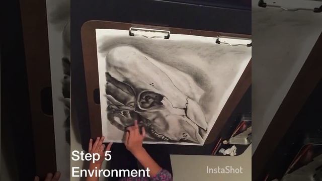 Charcoal Cow Skull - Unit 1- Step 5: Environment смотреть онлайн