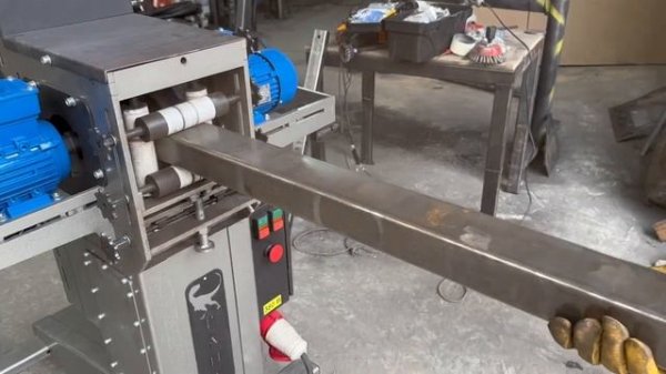 Станок зачистной 4-х сторонний для профильной и круглой трубы "РАПТОР-I"