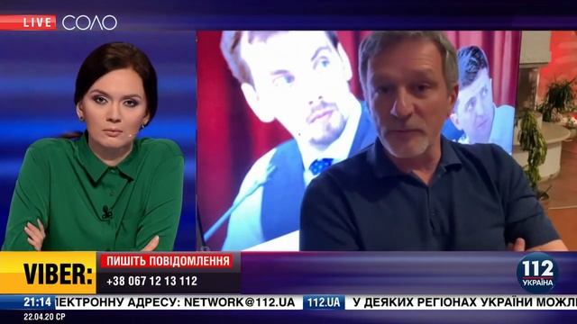 Пальчевский в программе "Соло" на 112, 15.04.20 смотреть онлайн