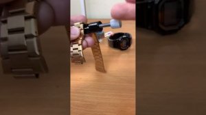 Снятие лишних звеньев SKMEI 1816 с помощью инструмента