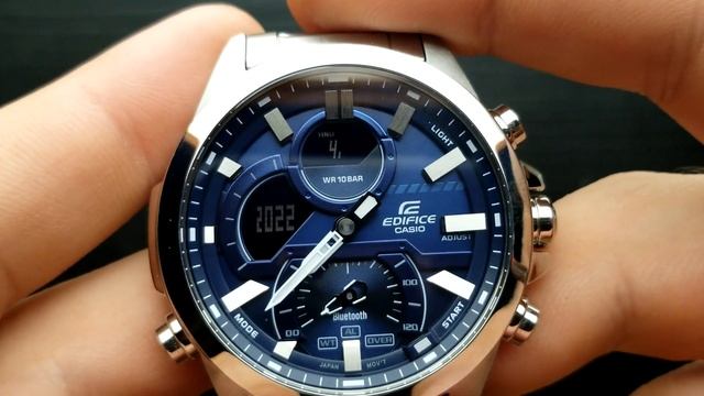Casio Edifice ECB 30 - Review and Settings Tutorial смотреть онлайн