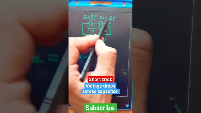 Short Tricks of voltage drop across capacitor in series ।। electrical Engineer ।। #shorts смотреть онлайн