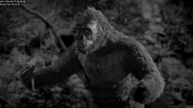 King Kong '33 - Test4, Blender-Animation (Martin Arnold, Cruzador-Digital) смотреть онлайн