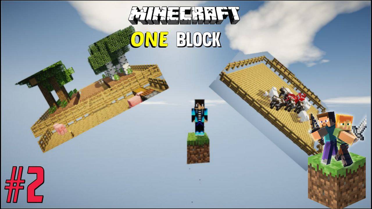 Выживание на одном блоке #2 One Block смотреть онлайн