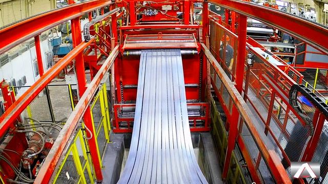 Heavy Gauge Slitting Line at Alliance Steel - Narrow Cuts смотреть онлайн