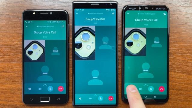 Asus Vs Sony Vs Huawei WhatsApp Incoming Group Call
