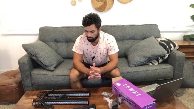 ZSMAIKU 30W LED Black Light Bars - Unboxing, Test, and Review смотреть онлайн