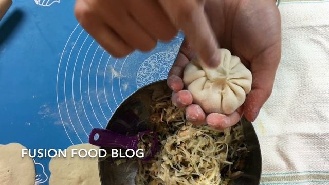 Radish Baozi steamed buns in 3 ways Chinese vegan food recipe 包子三種包法 смотреть онлайн