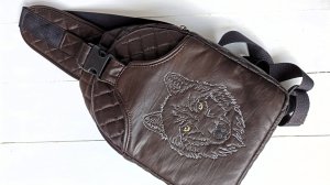 Мужская сумка через плечо своими руками