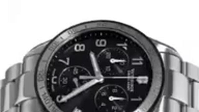 Victorinox Swiss Army Men's 241403 Chrono Classic Chronograph Black Dial Watch смотреть онлайн