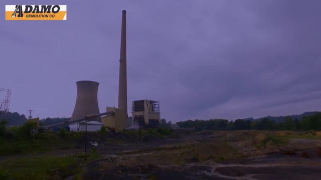 Adamo implodes former AEP Muskingum Unit 5 Boiler смотреть онлайн