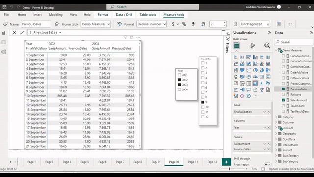 220.How to get Previous Year Values Based on Slicer Selection in Power BI Desktop || Telugu смотреть онлайн