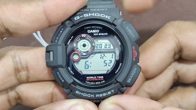 How To Setting Time G SHOCK G-9300 Digital Time Watch смотреть онлайн