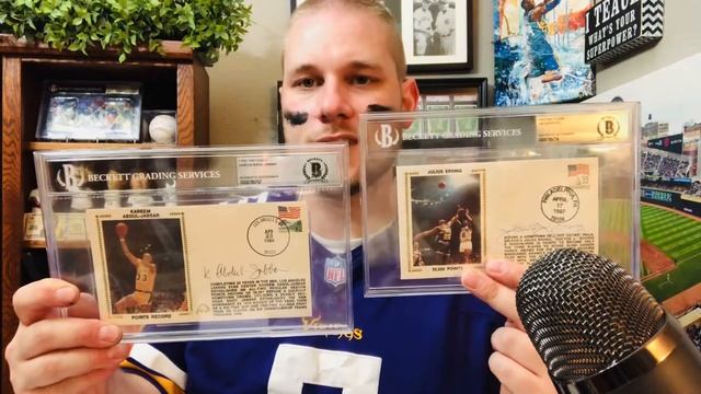 Episode 61: eBay Sports Card Mail Day - Kareem and Dr. J. Autographs - First Day Covers BGS смотреть онлайн