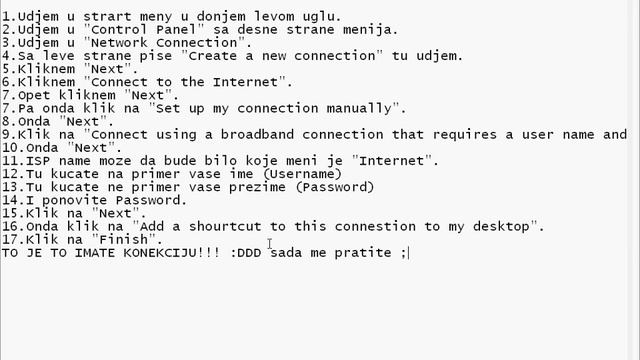 Kako napraviti novu konekciju u slucaju ako nemate ADSL смотреть онлайн