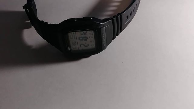 Casio W96H How To Set Time And Date