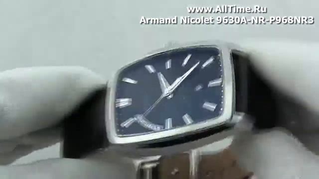 Обзор. Мужские наручные швейцарские часы Armand Nicolet 9630A-NR-P968NR3 смотреть онлайн