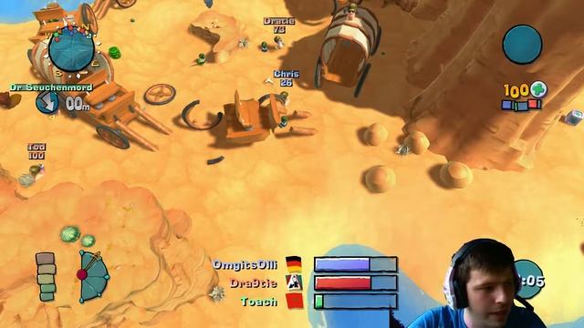 Worms Ultimate Mayhem #1 "Alles umgekehrt" Kommando Faust смотреть онлайн
