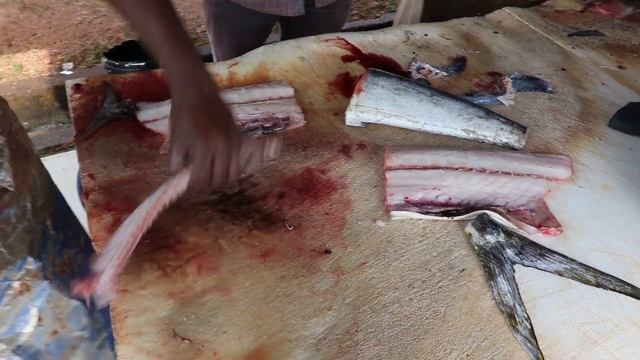 Mahi Mahi Fish Cutting | Dorado Fish Cutting | Fish Cutting Skills Sri Lanka | Fish Cutting 2020 смотреть онлайн