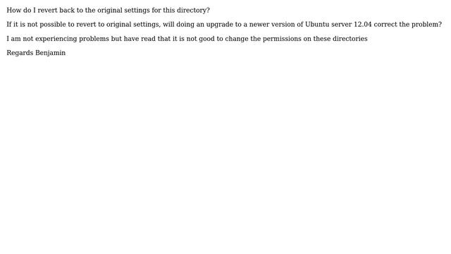 Ubuntu: /var/www permissions have been changed with chmod -R 777 смотреть онлайн