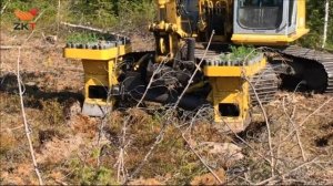 Лесопосадочная машина M-Planter-240 в работе