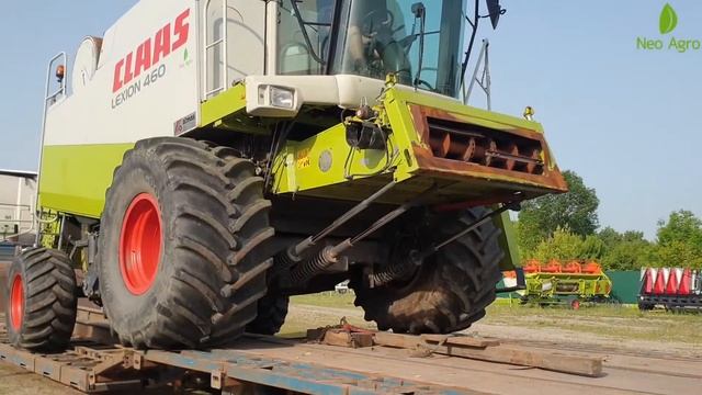 Комбайн Claas Lexion 460 відправка до покупця смотреть онлайн