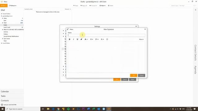 How to Install an Email Signature in eM Client смотреть онлайн