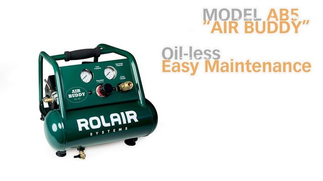 RolAir AB5 Air Buddy Trim and Finishing Air Compressor смотреть онлайн