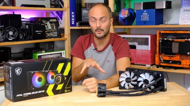 MSI MAG CORELIQUID E240 liquid cooler review смотреть онлайн