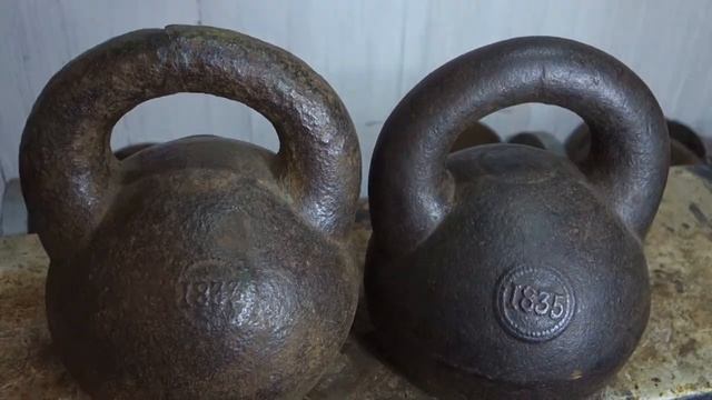 СТАРИННЫЕ ЦАРСКИЕ ГИРИ 1833 И 1835 гг OLD TIME KETTLEBELLS 1833 AND 1835 смотреть онлайн