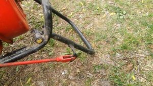 Мотоблок Мтз 05, откидывание подножки