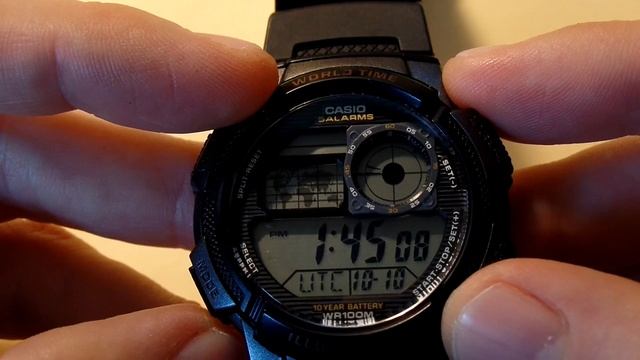 Casio AE1000 how to set time and date смотреть онлайн