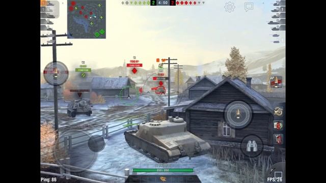 World of Tanks Blitz- AT-15A gameplay | THE LAG P.2 | смотреть онлайн