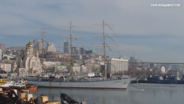 Владивосток Золотой рог и привокзальная площадь (29 января 2023). смотреть онлайн