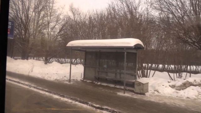 Поездка на троллейбусе маршрута √144 в Казани. смотреть онлайн