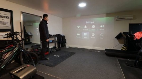 CAiWEi A9T 1200 ANSI Projector Unboxing and first use review